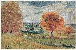 Vue De Donnemarie-en-montois, Circa 1943-43 by Andre Derain