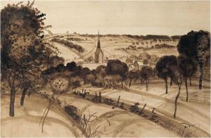 Paysage Au Clocher by Andre Derain