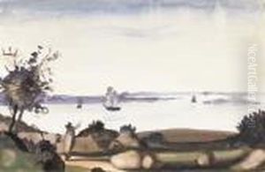 Paysage Au Bord De La Mer by Andre Derain