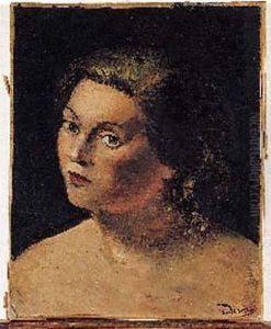 Portrait De Jeune Fille, Circa 1930 by Andre Derain