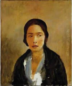Portrait De Jeune Fille by Andre Derain