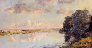 The Banks of the Seine at Maisons-Lafitte by Albert Lebourg