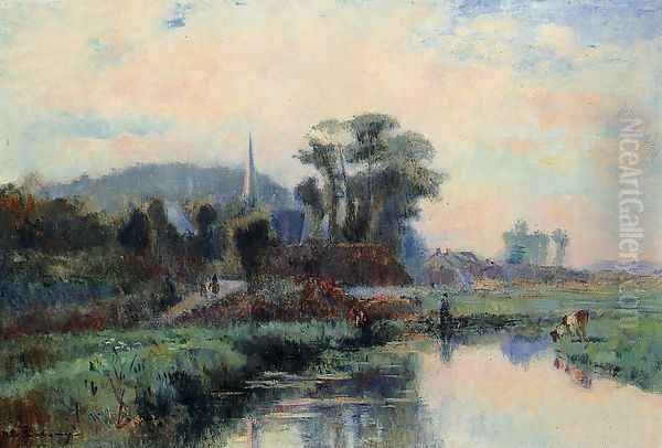 The Banks of the Durdent - view 1