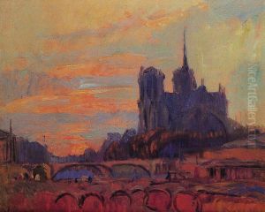 Notre Dame de Paris by Albert Lebourg