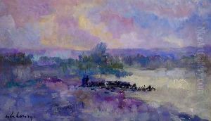 The Seine in the Vicinity of Rouen by Albert Lebourg