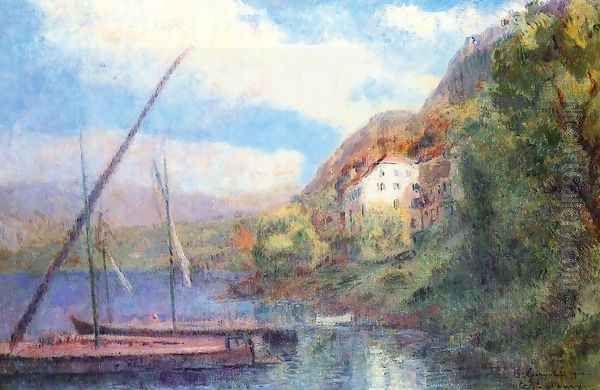 The Shores of Lake Geneva at Saint-Gingolph - view 1