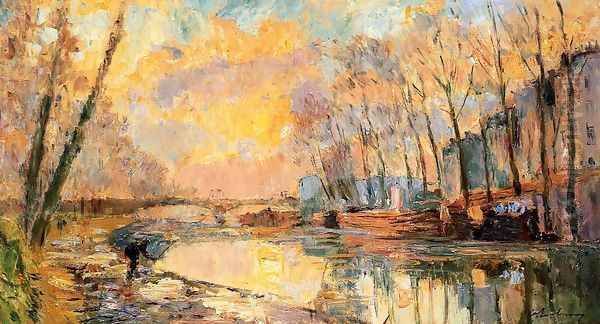 The Canal at Charenton - view 1