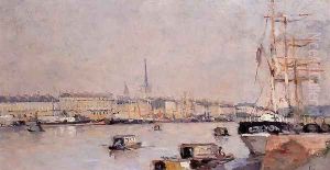 The Port of Rouen with Cathedral