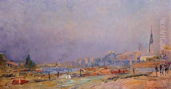 The Banks of the Seine at Rouen - view 1