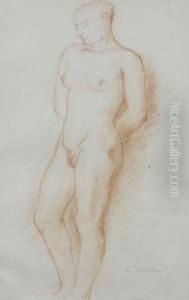 Nu Debout Les Mains Derrier Le Dos by Charles Despiau