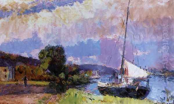 The Banks of the Seine: Caumont in Summer - view 1