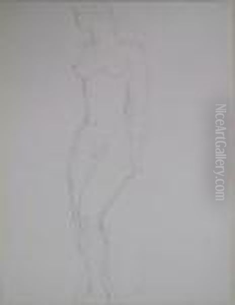 Nus Et Figure Assise - view 1