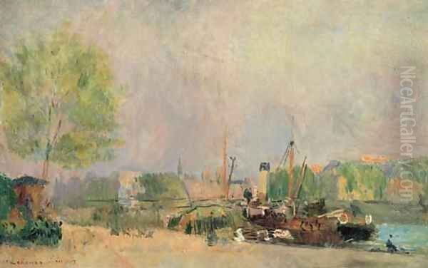 Le Quai du Louvre au Printemps - view 1