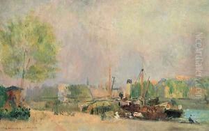 Le Quai du Louvre au Printemps