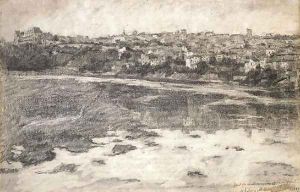 Paysage by Albert Lebourg