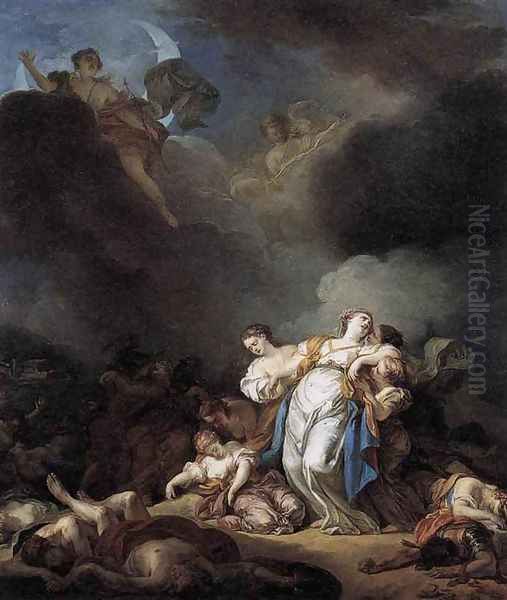 Apollo and Diana Attacking Niobe and her Children 1772 - view 1