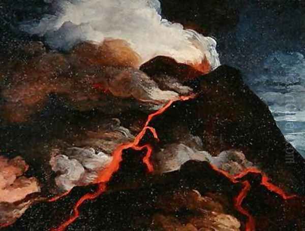 Vesuvius in eruption - view 1