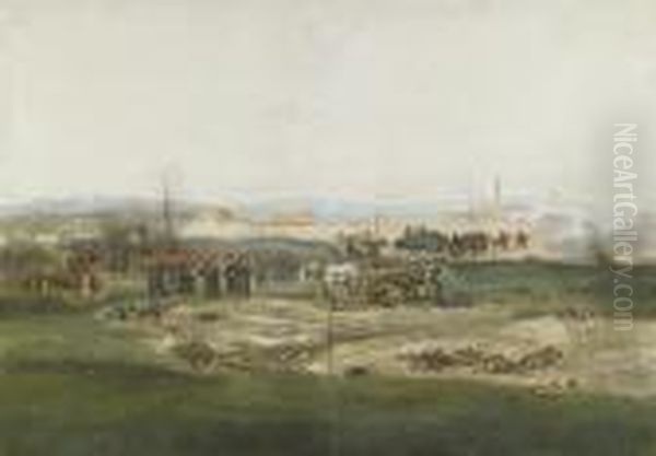 La Battaille De Champigny: A Study For The Panorama Of The Battle Of Champigny - view 1