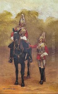 The King's Horseguard by Jean Baptiste Edouard Detaille