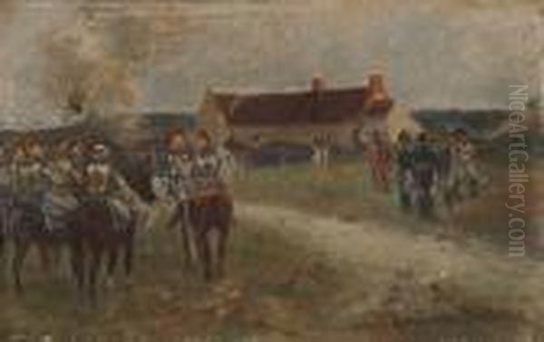 Napoleon Und Seine Truppen Vor Der Schlacht - view 1