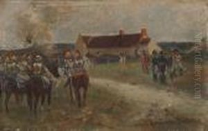Napoleon Und Seine Truppen Vor Der Schlacht by Jean Baptiste Edouard Detaille