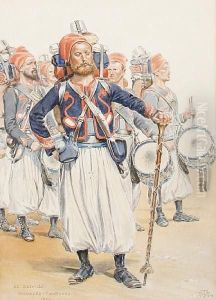 Zouaves - Tambours - Tenue De Campagne