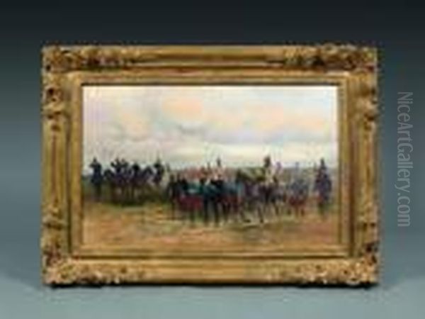Huile Sur Toile Signeeavec Envoi En Bas A Droite - view 1