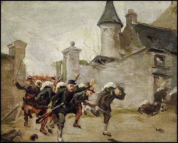 Retreating Soldiers - view 1