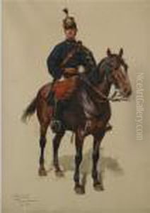 Works From The Collection Of Stanley J. Seeger
Un Soldat De La Cavalerie by Jean Baptiste Edouard Detaille