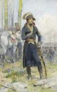 Edouard . Ecole Francaise. <le General Bonaparte Et Ses Troupes> by Jean Baptiste Edouard Detaille