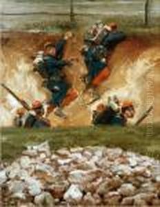 Guerre De 1870 < Bataille De Champigny >