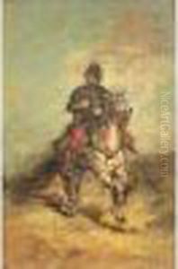 Hussard Au Cheval Blanc by Jean Baptiste Edouard Detaille