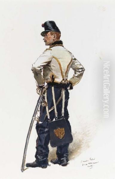 A Uniformed Army Officer - view 1