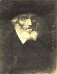 Portrait of Thomas Carlyle by Alphonse Legros