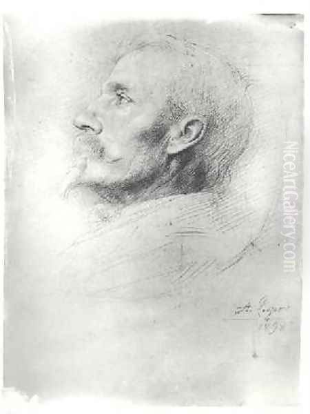Portrait of Walter Crane 1845-1915 - view 1
