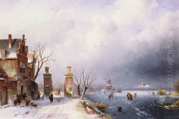 A Sunlit Winter Landscape - view 1