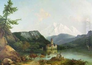 Castle of Chillon by Philip Jacques de Loutherbourg