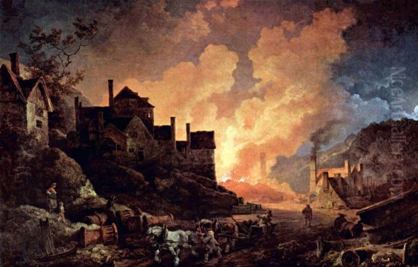 Coalbrookdale by Night 1801 - view 1