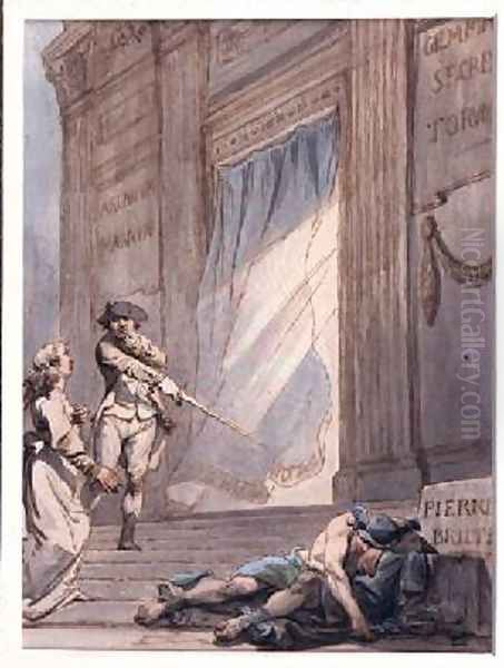 Painting for the Apprentices Lodge 1787 - view 1