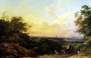 The Evening Coach London from Greenwich 1805