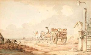 The road to market by Philip Jacques de Loutherbourg