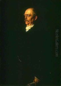 Bildnis Otto von Bismarck (Portrait of Otto von Bismarck) by Lenbach Franz Von