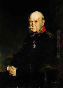 Kaiser Wilhelm I 1797-1888 by Lenbach Franz Von