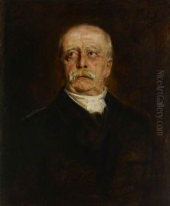 Prince Otto von Bismarck by Lenbach Franz Von