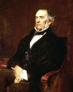 William Ewart Gladstone 1809-98 by Lenbach Franz Von