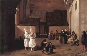 The Flagellants c. 1635 by Pieter Van Laer (BAMBOCCIO)