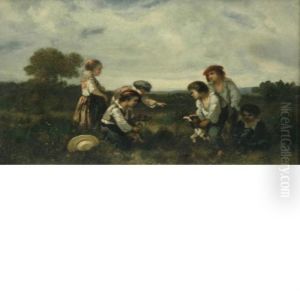The Dogfight by Narcisse-Virgile D Az De La Pena
