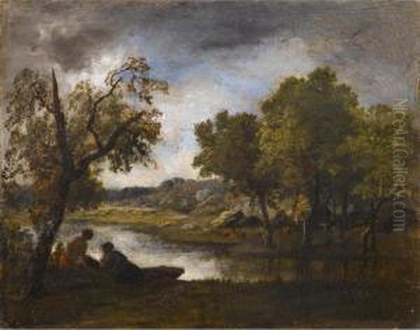 Deux Baigneuses Au Bord De L'eau - view 1