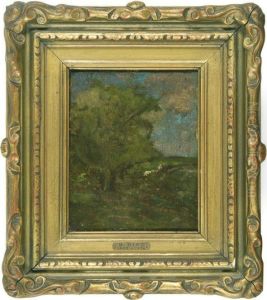 The Forest Of Fontainebleau" by Narcisse-Virgile D Az De La Pena