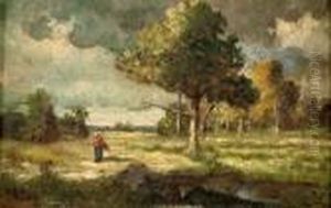 Personnage Dans Un Paysage Personnage Dans Un Paysage